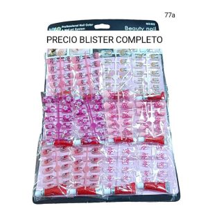 Uñas postizas MM 77a. Blister completo.