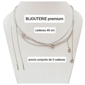 Bijou.precio conjunto de 5 cadenas