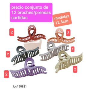 Broches LucMD 158821. Conjunto de 12 unidades.