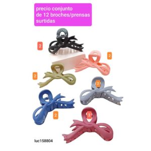 Broches LucMD 158804. Conjunto de 12 unidades.