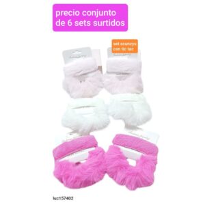 Set LucMD 157402: scunzy + tic-tac peluche. Conjunto de 6 sets.