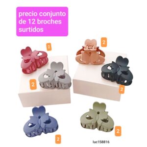 Luc158816.precio conjunto de 12 broches surtidos