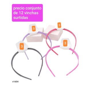Vinchas LucMD 1654. Conjunto de 12 unidades.