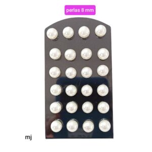 Perlas MJ 8mm. Blister completo.