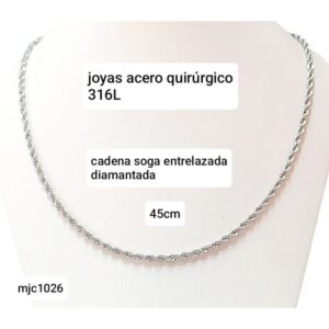Cadena MJC 1026. Soga x 45cm.