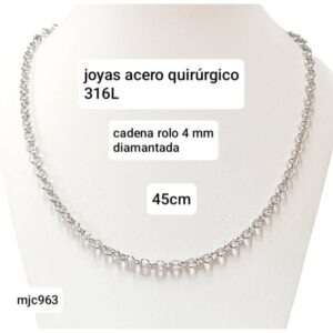 Cadena MJC 963. Rolo 4mm x 45cm.