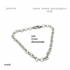 Pulsera MM B30. Rolo 3mm.