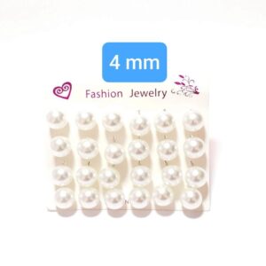 Aros LucMD 01. Perlas 4mm.  Blister completo.