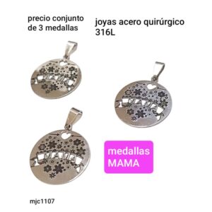Mjc1107.precio conjunto de 3 medallas