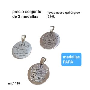 Mjc1110.precio conjunto de 3 medallas
