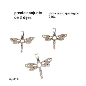 Mjc1114.precio conjunto de 3 dijes