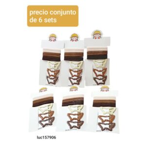Set LucMD 157906: tic-tacs + colitas. Conjunto de 6 sets.