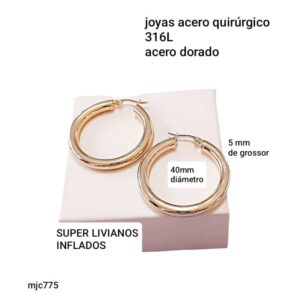 Aros MJC 775. Argollas infladas 40mm.