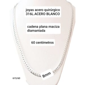 Cadena MJC 615.  Plana x  60cm.