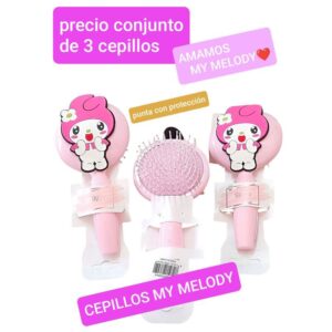 Cepillos My Melody. Conjunto de 3 unidades.
