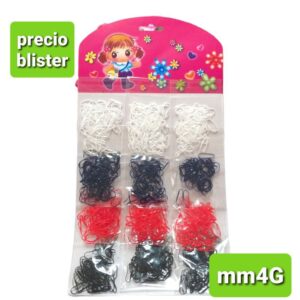 Terminales de trenzas 4G. Blister completo.