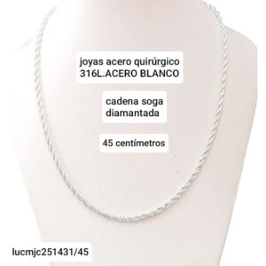 Cadena LucMJC 251431. Soga x 45cm.
