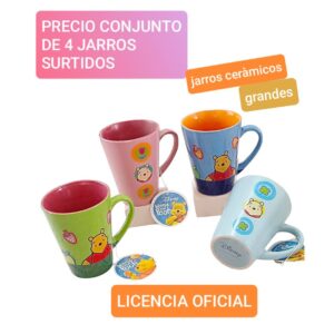 Precio conjunto de 4 jarros surtidos