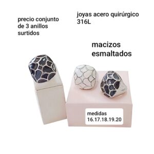 Precio conjunto de 3 anillos surtidos