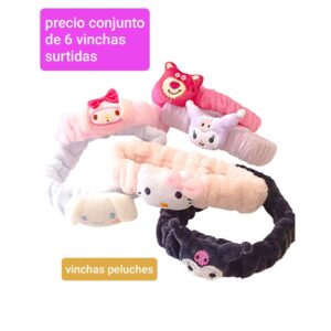 Precio conjunto de 6 vinchas surtidas