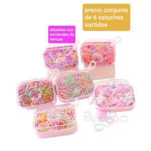 Precio conjunto de 6 estuches surtidos