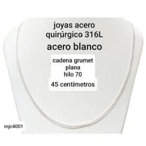 Cadena MJC 4001. Grumet x 45cm.