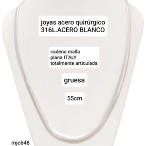 Cadena MJC 648. Plana x  55cm.