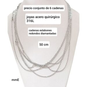 Cadenas 3459 E. Conjunto de 6 unidades.