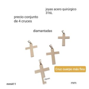 Dijes MM A11. Conjunto de 4 unidades.