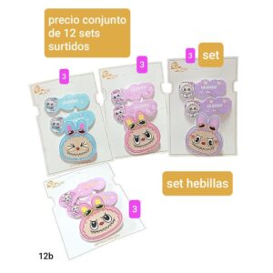 Set MM 12B. Conjunto de 12 sets.