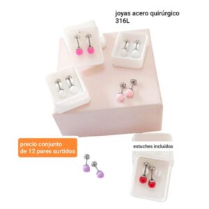 Precio conjunto de 12 pares surtidos