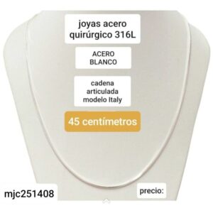 Cadena LucMJC 251408. Articulada x 45cm.