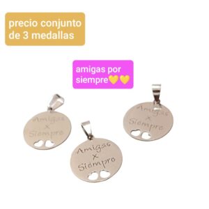 Precio conjunto de 3 medallas
