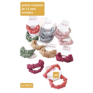 Gomas LucMD 158127. Conjunto de 12 sets surtidos.
