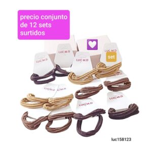 Gomas LucMD 158123. Conjunto 12 sets.