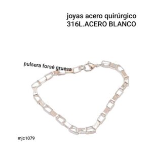 Pulsera MJC 1079. Forcé gruesa.