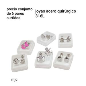Abridores MJC. Conjunto de 6 pares.