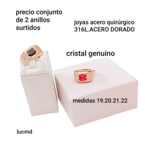 Anillos LucMD tamaños surtidos. Conjunto de 2 unidades.