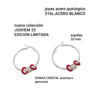 Aros LucMD. Argollas con donas.