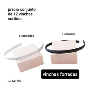 Luc148702.precio conjunto de 12 vinchas surtidas