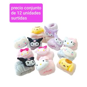 Precio conjunto de 12 muñequeras para maquillaje