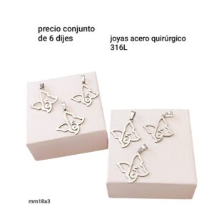 Mm18a3.precio conjunto de 6 dijes