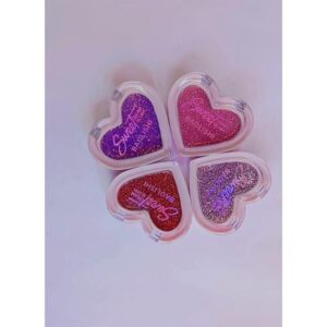 combo de 4 unidades de sombra corazón ( surtidas de colores)