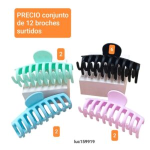 Broches LucMD 159919. Conjunto de12 unidades.