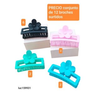 Broches LucMD 159931. Conjunto de 12 unidades.