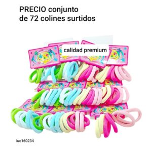 Luc160234.precio conjunto de 72 colines surtidos