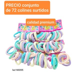 Luc160205.precio 72 colines surtidos