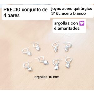 PRECIO conjunto de 4 pares