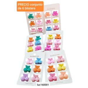 Broches LucMD 160001. Conjunto de 6 blisters.