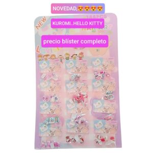 Uñas postizas infantiles MM. Blister completo.